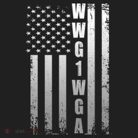 Distressed WWG1WGA US American Flag Hat thumb 2
