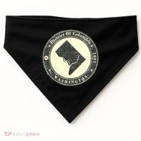 District of Columbia Washington Retro USA-Made Doggie Bandana thumb 0
