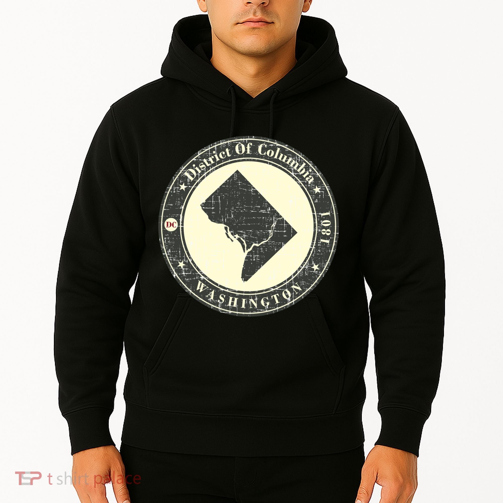 District of Columbia Washington Retro Hoodie