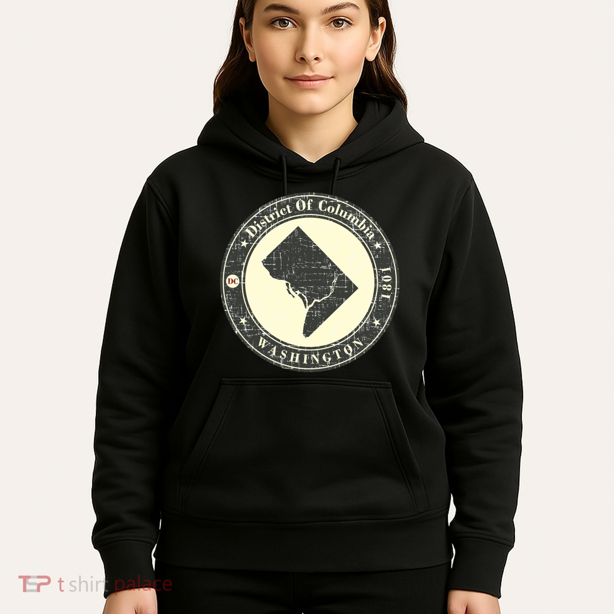 District of Columbia Washington Retro Hoodie