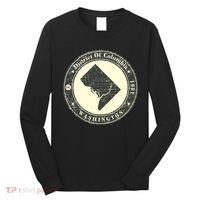 District of Columbia Washington Retro Long Sleeve Shirt thumb 0