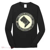 District of Columbia Washington Retro Long Sleeve Shirt thumb 0