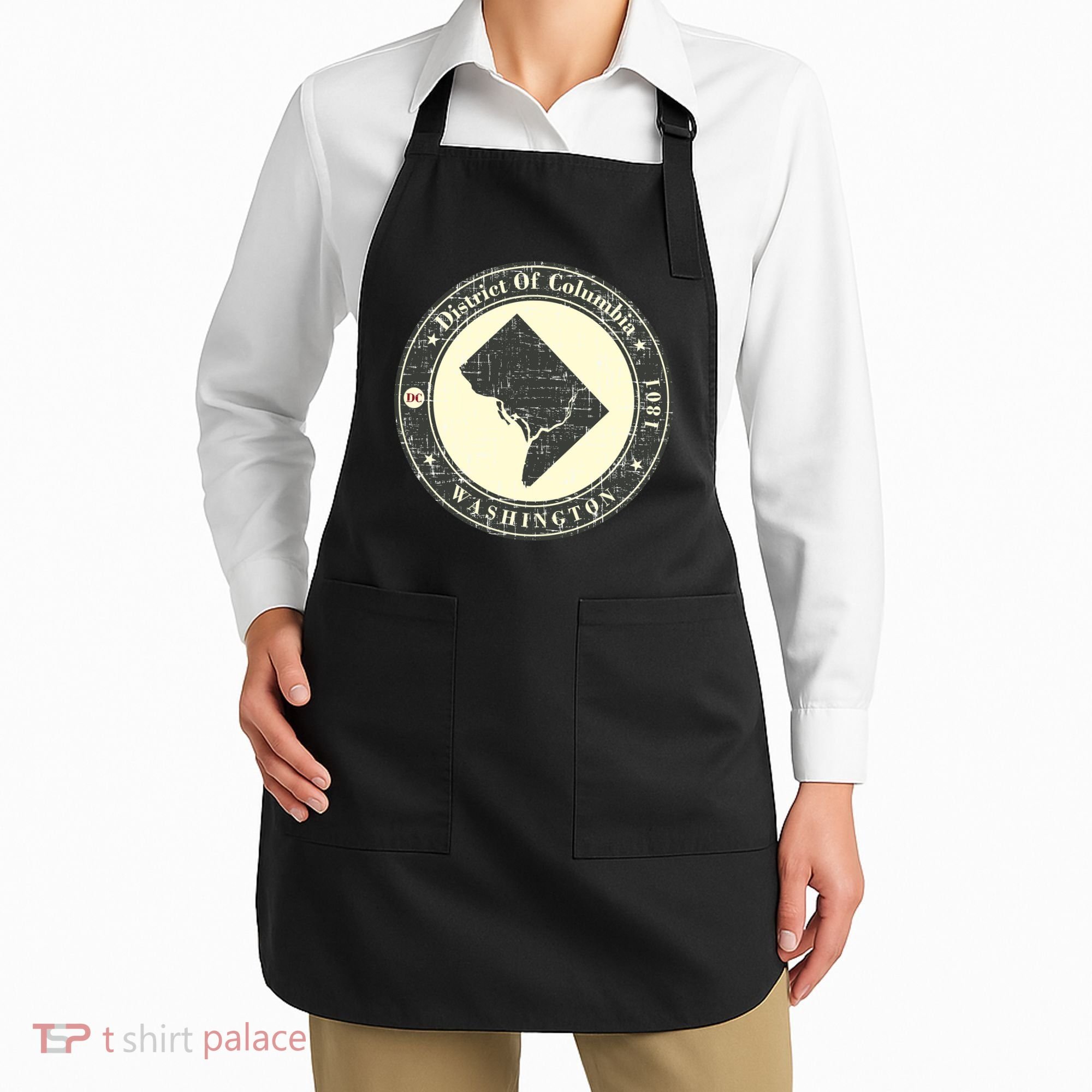 District of Columbia Washington Retro Apron