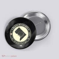 District of Columbia Washington Retro Button thumb 0