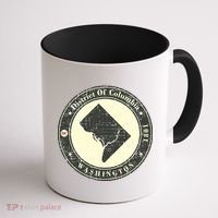 District of Columbia Washington Retro Coffee Mug thumb 1