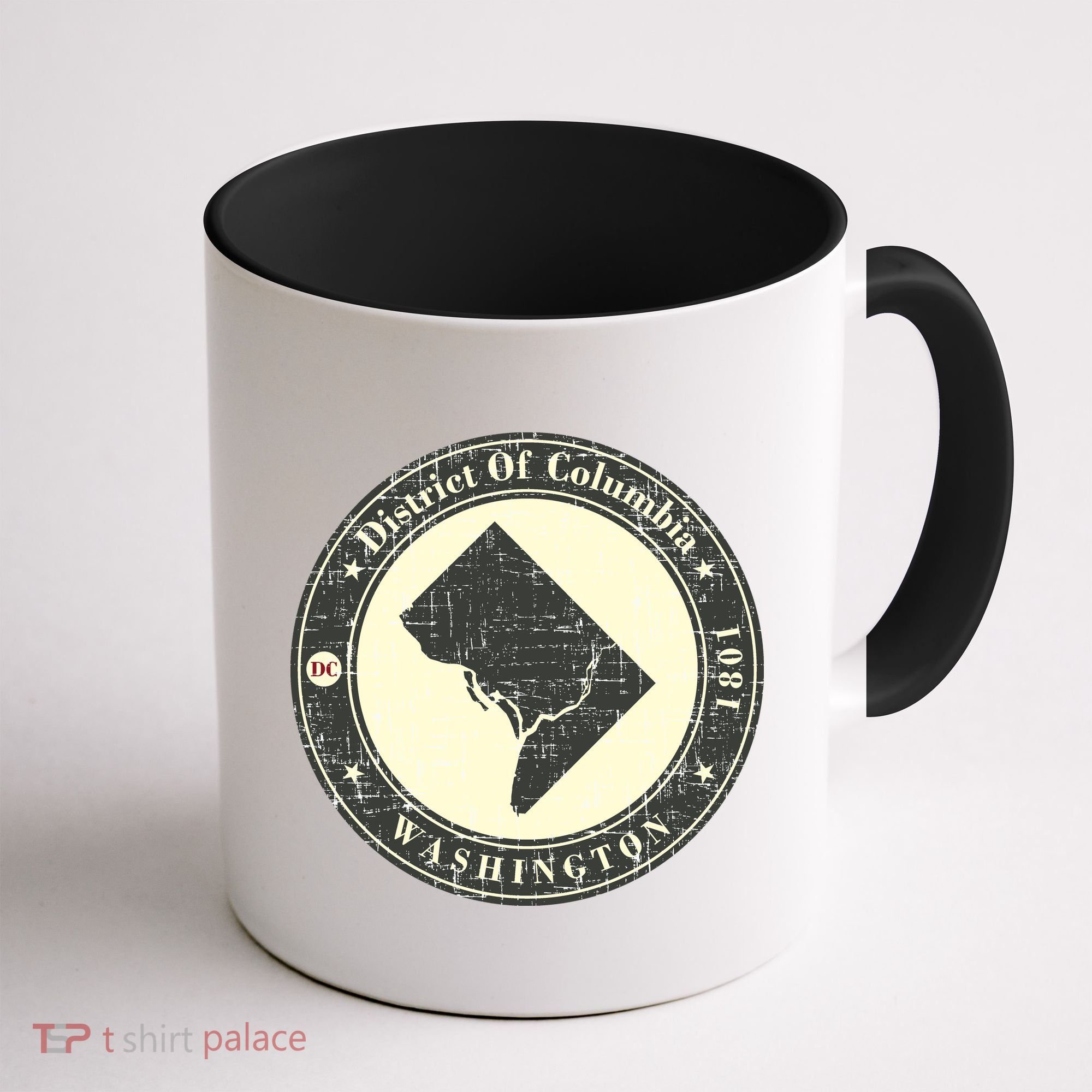 District of Columbia Washington Retro Coffee Mug