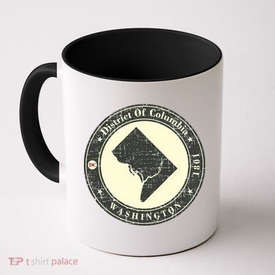 District of Columbia Washington Retro Coffee Mug