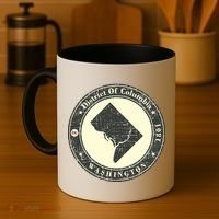 District of Columbia Washington Retro Coffee Mug thumb 4
