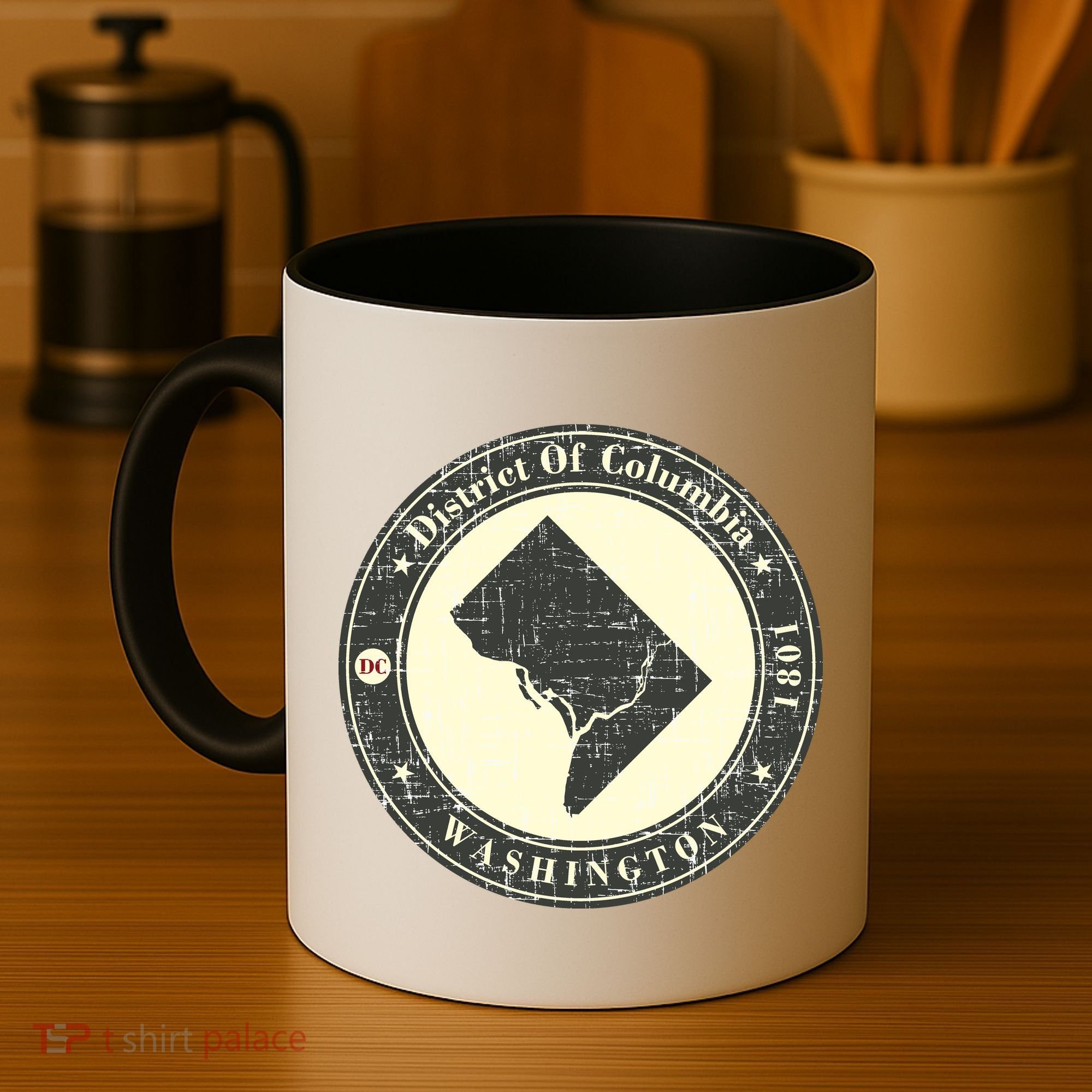 District of Columbia Washington Retro Coffee Mug