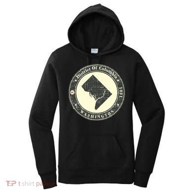 District of Columbia Washington Retro Women's Hoodie