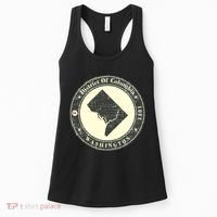 District of Columbia Washington Retro Women's Tank Top thumb 0