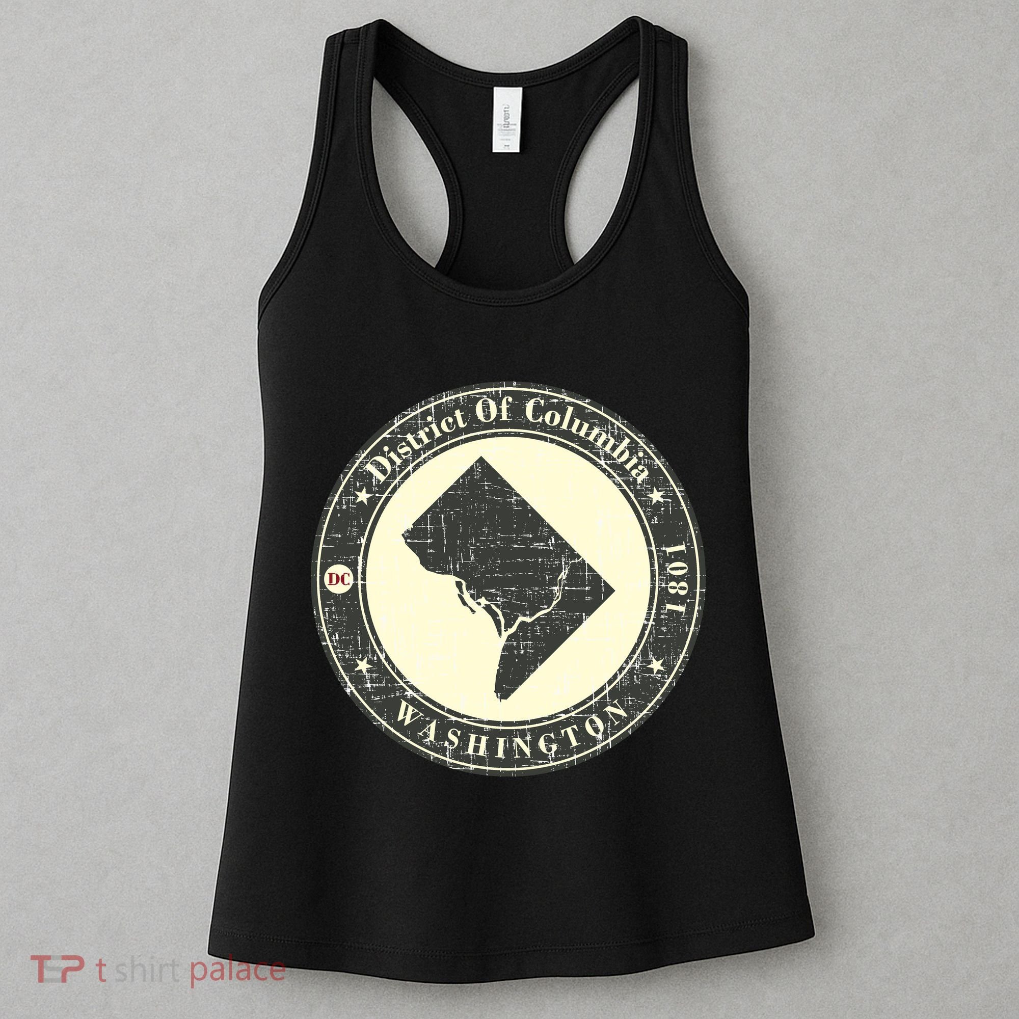 District of Columbia Washington Retro Women's Tank Top