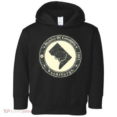 District of Columbia Washington Retro Toddler Hoodie