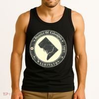 District of Columbia Washington Retro Tank Top thumb 3