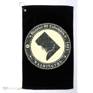 District of Columbia Washington Retro Golf Towel