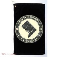 District of Columbia Washington Retro Golf Towel thumb 0