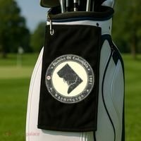 District of Columbia Washington Retro Golf Towel thumb 2