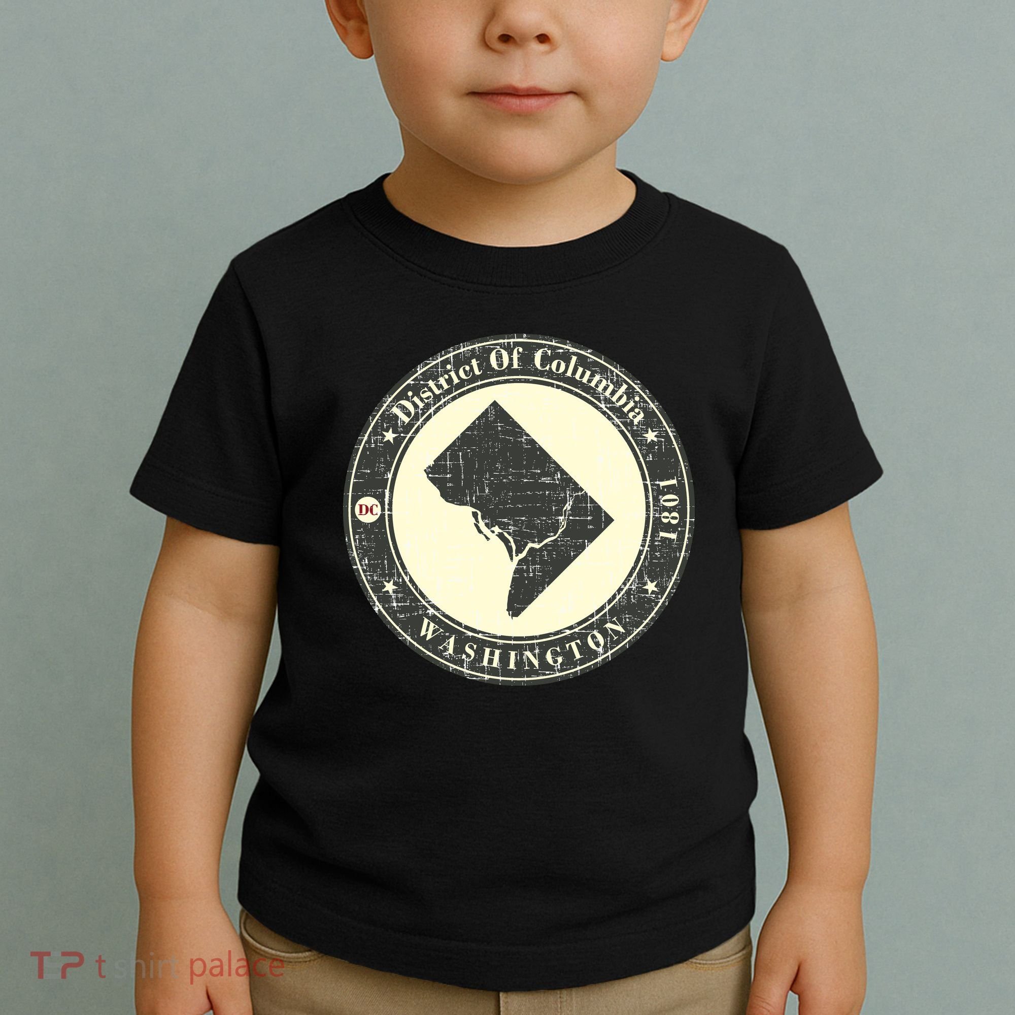 District of Columbia Washington Retro Toddler T-Shirt