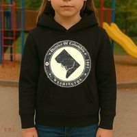 District of Columbia Washington Retro Kids Hoodie thumb 3