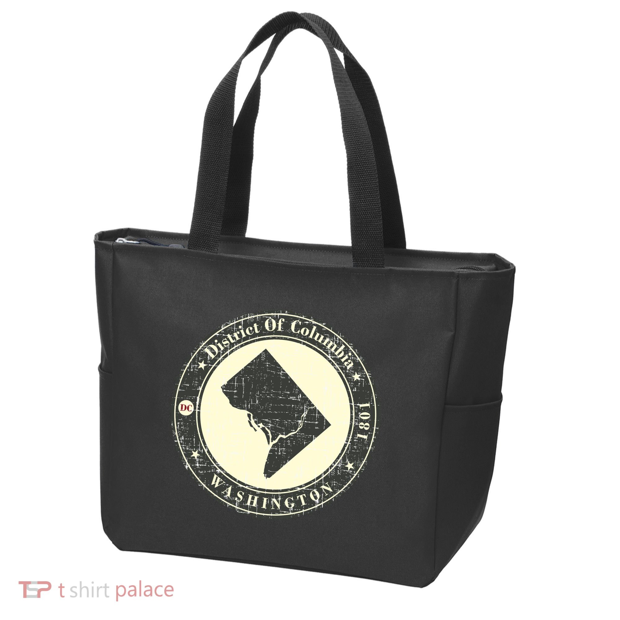 District of Columbia Washington Retro Tote Bag