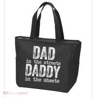 Dad In The Streets Daddy In The Sheets Father's Day Funny Tote Bag thumb 3