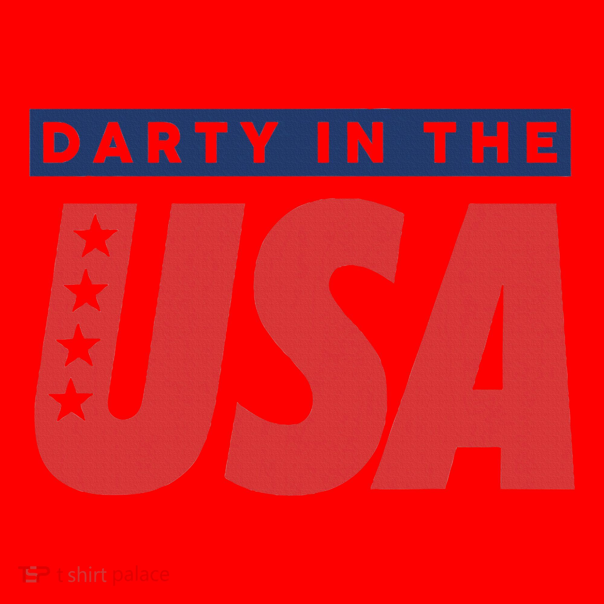 Darty In The Usa Independence Day Santa Hat
