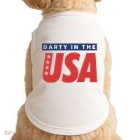 Darty In The Usa Independence Day Doggie Tank thumb 0