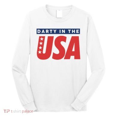 Darty In The Usa Independence Day Long Sleeve Shirt