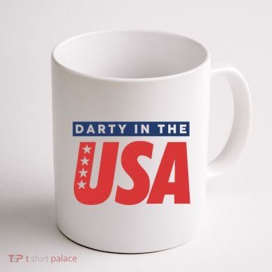 Darty In The Usa Independence Day Coffee Mug back