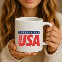 Darty In The Usa Independence Day Coffee Mug thumb 3
