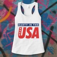 Darty In The Usa Independence Day Women's Tank Top thumb 3