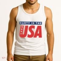 Darty In The Usa Independence Day Tank Top thumb 3