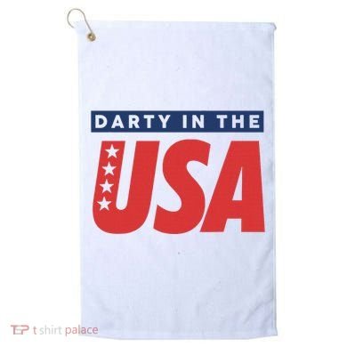 Darty In The Usa Independence Day Golf Towel
