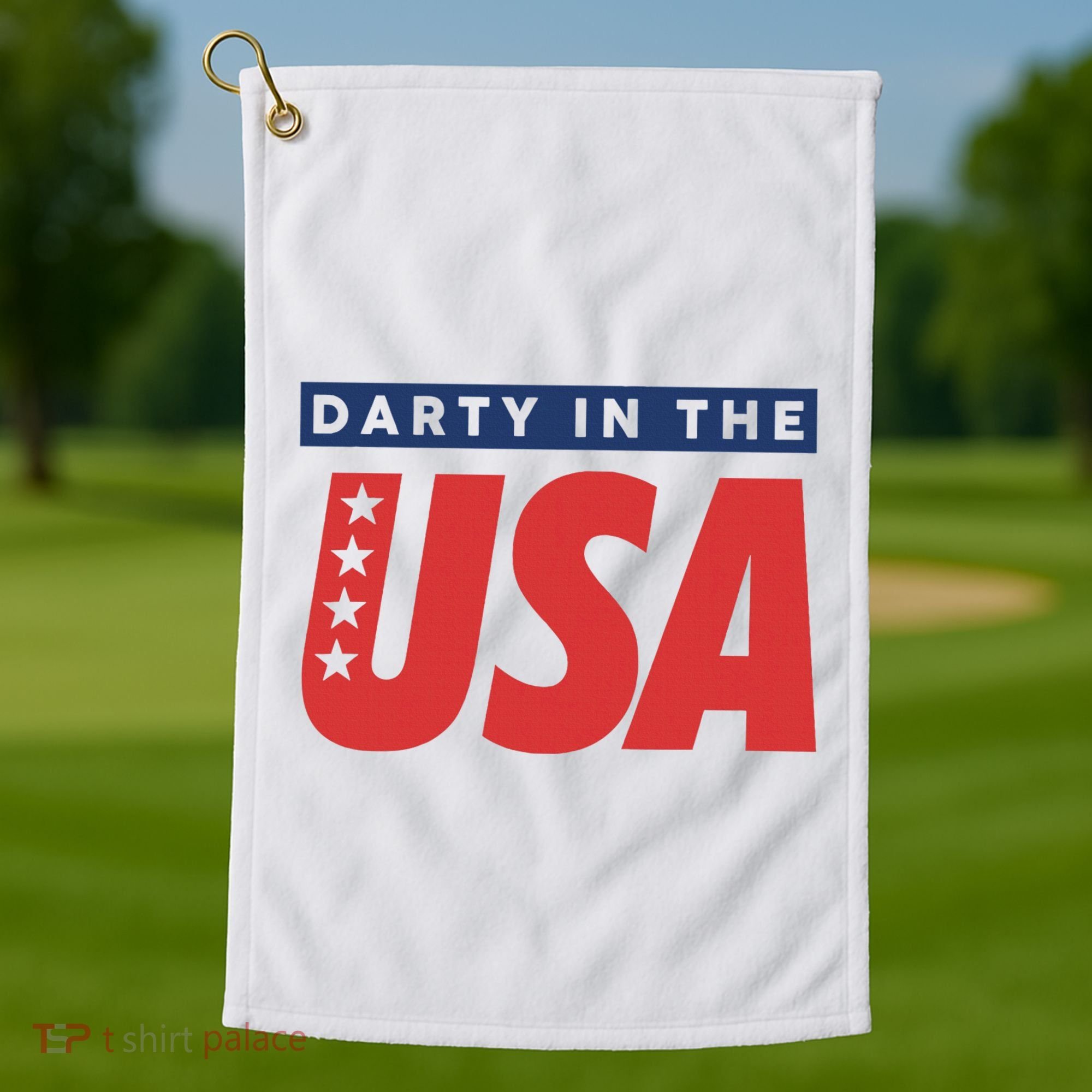 Darty In The Usa Independence Day Golf Towel