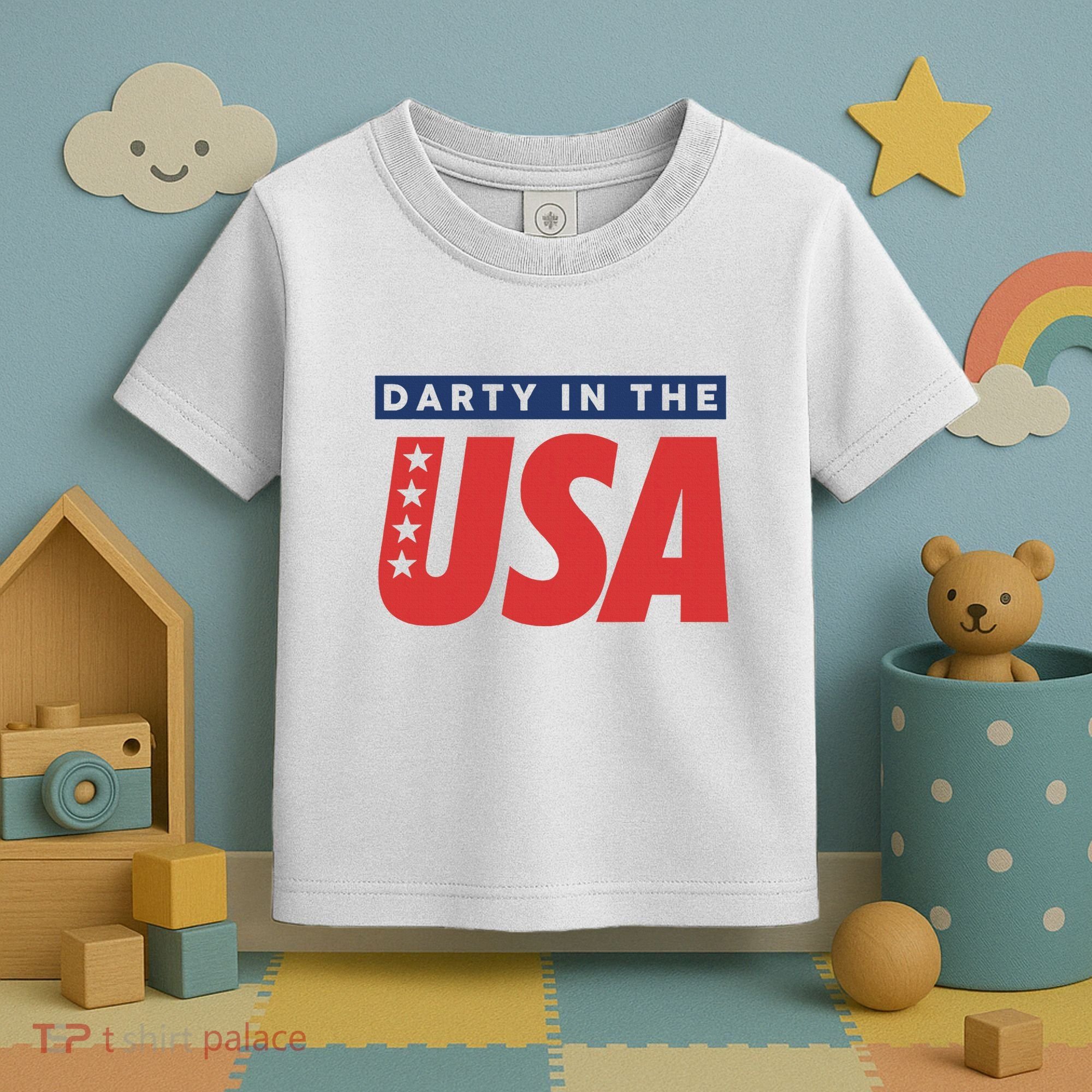 Darty In The Usa Independence Day Toddler T-Shirt