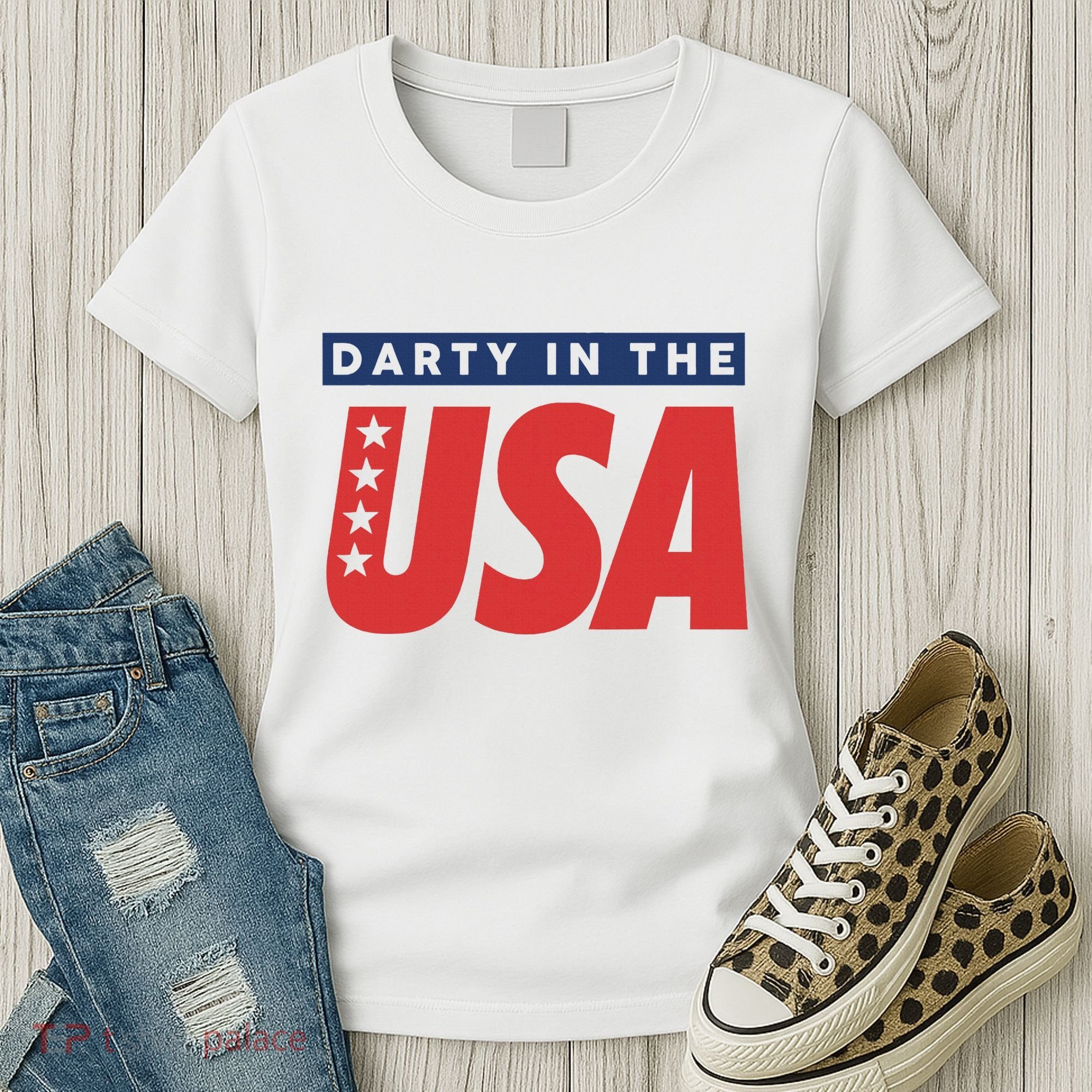 Darty In The Usa Independence Day Women's T-Shirt