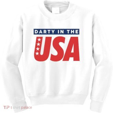 Darty In The Usa Independence Day Kids Sweatshirt