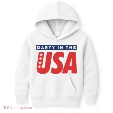 Darty In The Usa Independence Day Kids Hoodie