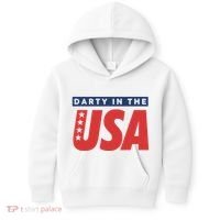 Darty In The Usa Independence Day Kids Hoodie thumb 0
