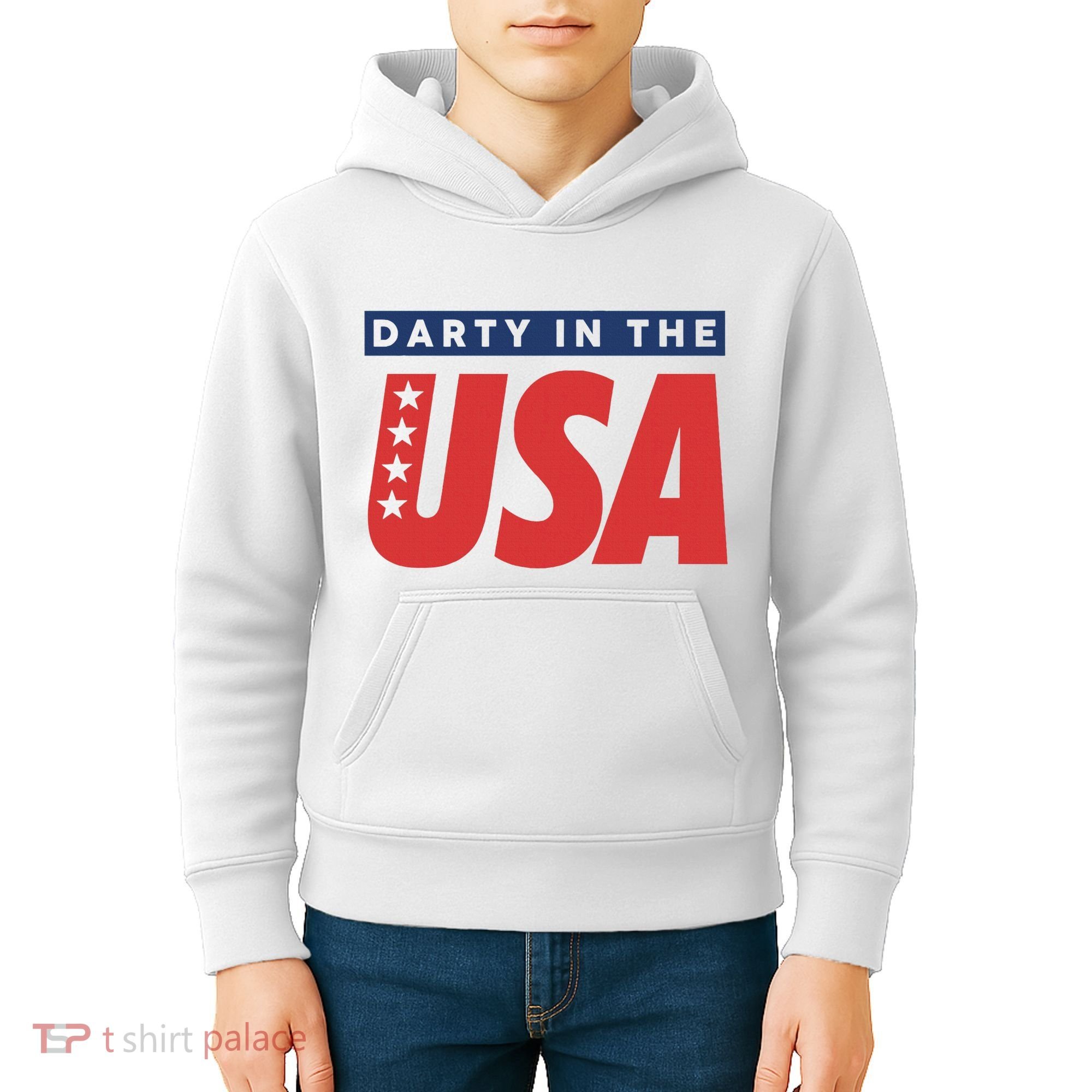 Darty In The Usa Independence Day Kids Hoodie