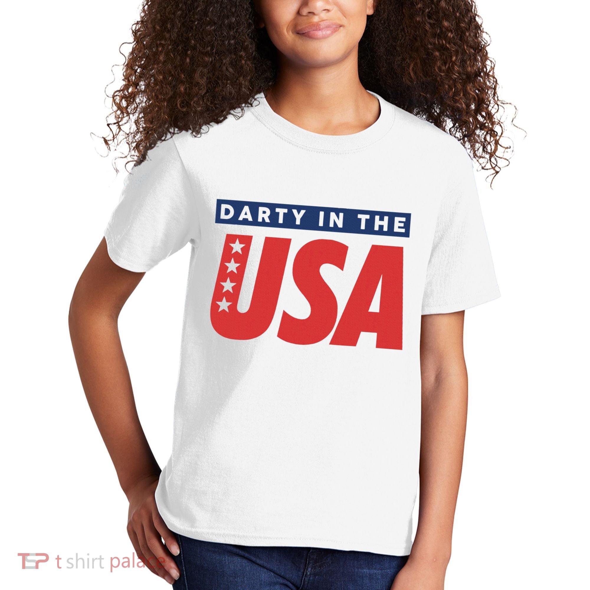 Darty In The Usa Independence Day Kids T-Shirt