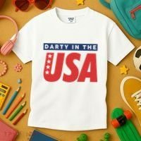Darty In The Usa Independence Day Kids T-Shirt thumb 3