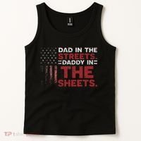 Dad In The Streets Daddy In The Sheets American Fathers Day Tank Top thumb 2