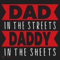 Dad In The Streets Daddy In The Sheets Funny Sarcastic Dad Beanie thumb 2
