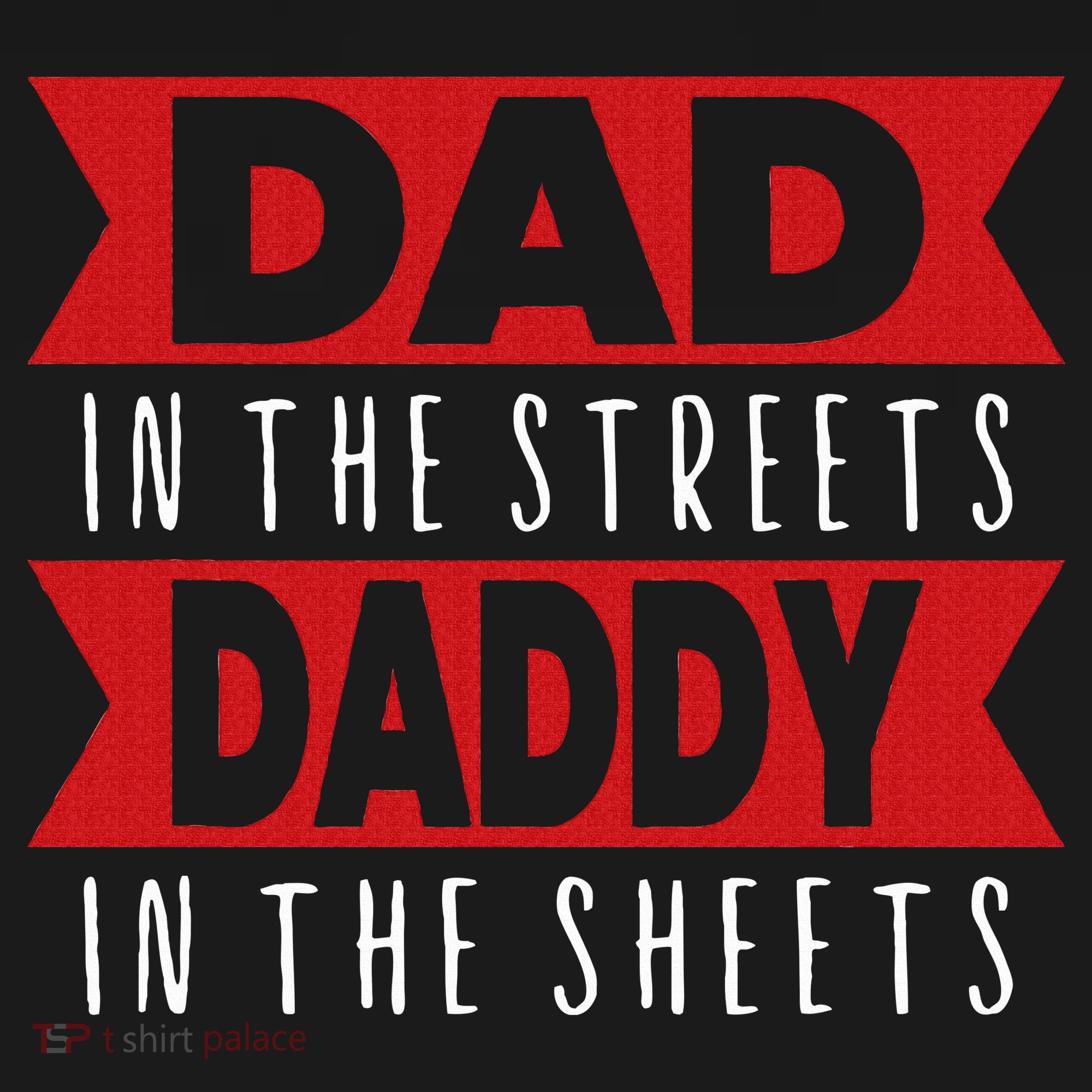 Dad In The Streets Daddy In The Sheets Funny Sarcastic Dad Ornament