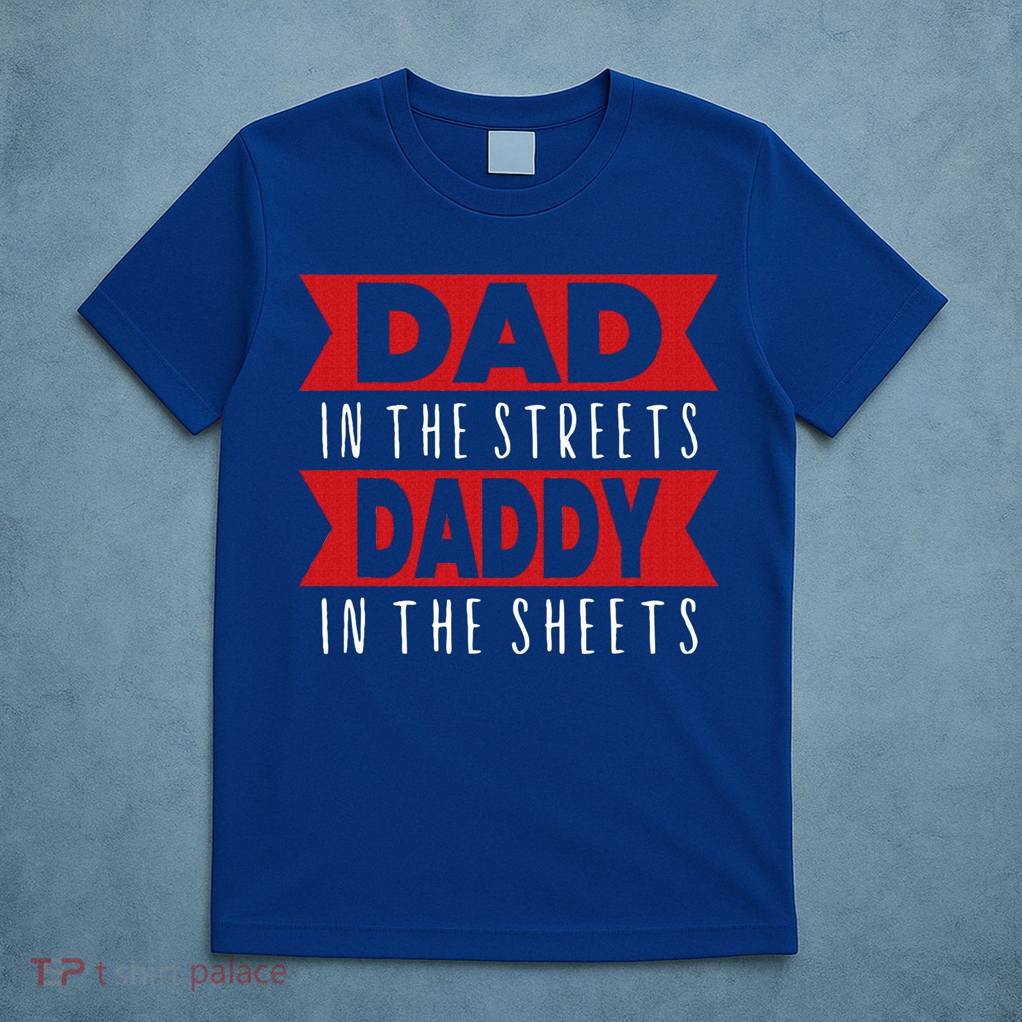 Dad In The Streets Daddy In The Sheets Funny Sarcastic Dad T-Shirt