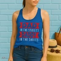 Dad In The Streets Daddy In The Sheets Funny Sarcastic Dad Women's Tank Top thumb 2