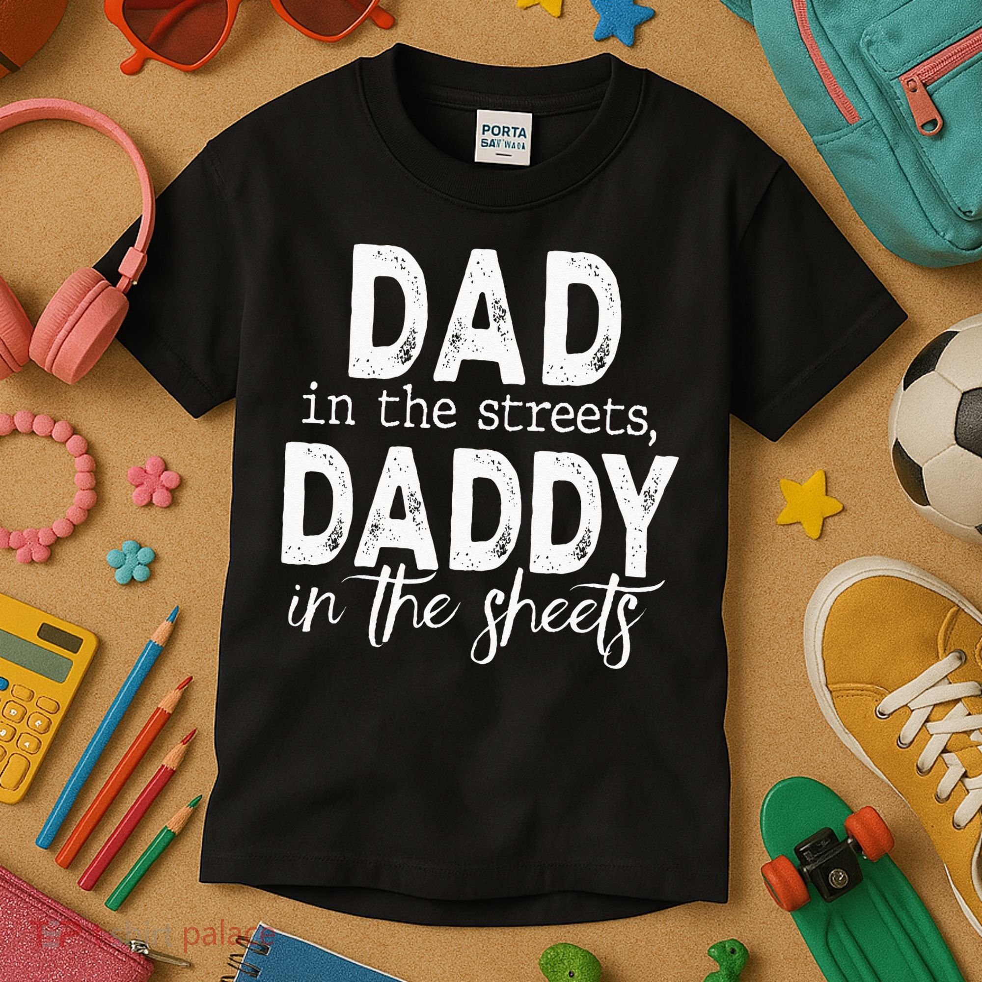Dad In The Streets Daddy In The Sheets Presents For Dad Kids T-Shirt