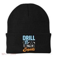 Drill It Till It Squirts Ice Fishing Meaningful Gift Beanie thumb 0
