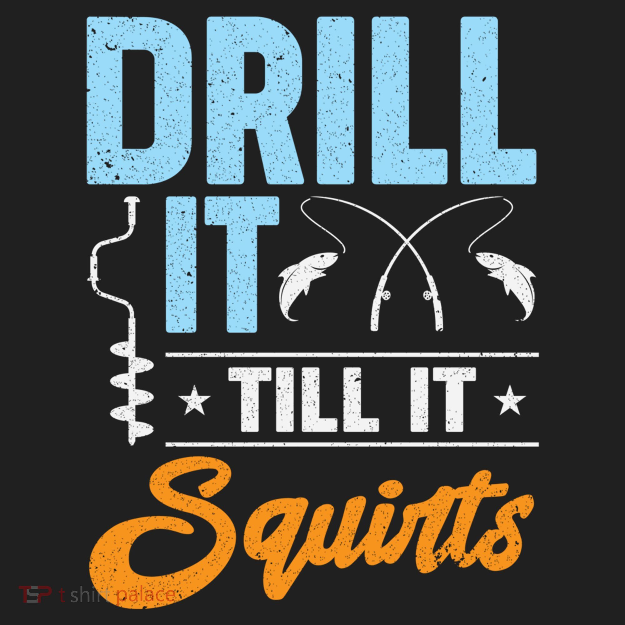 Drill It Till It Squirts Ice Fishing Meaningful Gift Beanie